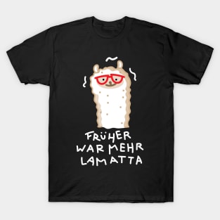 Christmas llama with saying T-Shirt